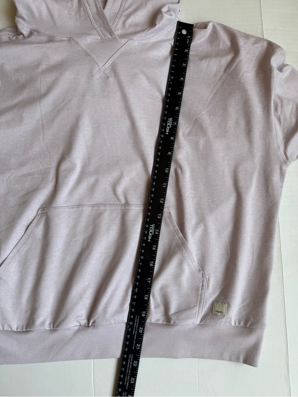Vuori Halo Modern Pullover Hoodie Pale Lavender Large - Picture 9 of 10